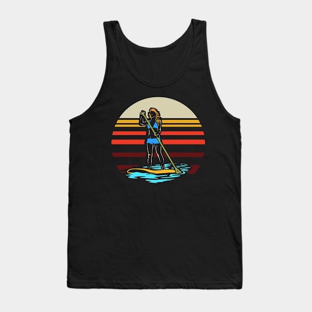 Stand up Paddling  Stand up Paddling Tank Top by Caskara
